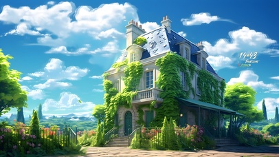 护眼绿植阳光小屋