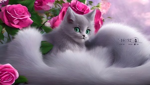 4k可爱猫咪