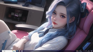 纯纯的电竞女孩主题