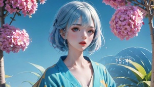 清纯可爱 短发少女