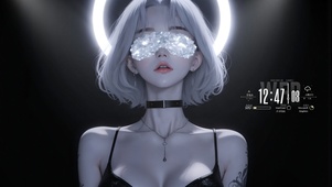 短发少女