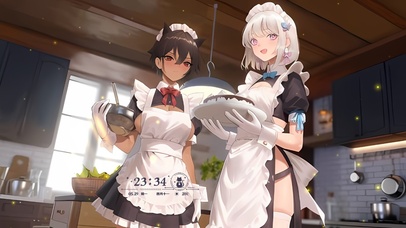 4k唯美清纯可爱女仆