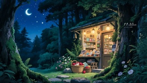 宁静夏夜