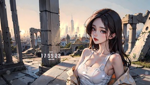 可爱废墟女孩
