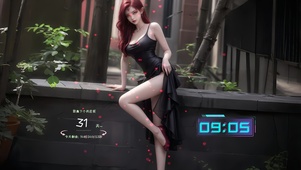 晚礼服美女