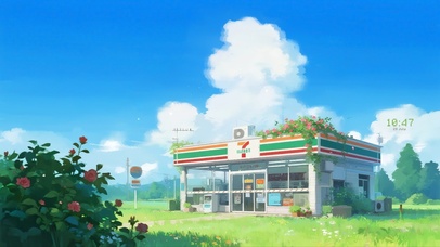 治愈草地便利店