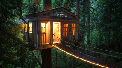 森林小木屋