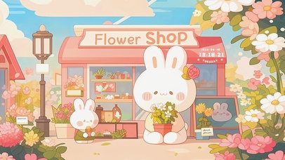 萌兔的花店