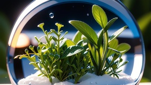 玻璃里的植物