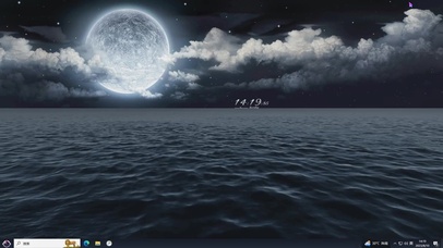 海上圆月儿—【主题桌面】