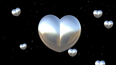 银色爱心