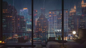 雨天都市房间