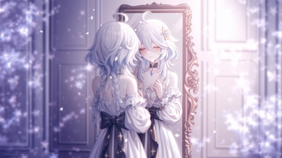 雪墨壁纸丨芙宁娜丨镜中人丨