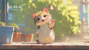 玩耍的猫咪
