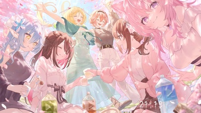 4K唯美治愈赏樱少女