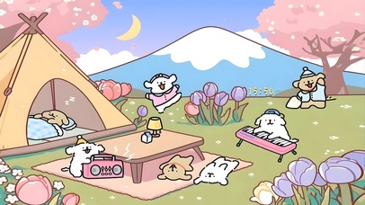 狗狗们的野餐