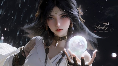 唯美国风气质美女