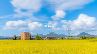 4K唯美乡村田野风景