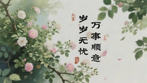 岁岁无忧，万事顺意