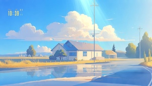 4K 蓝天大自然