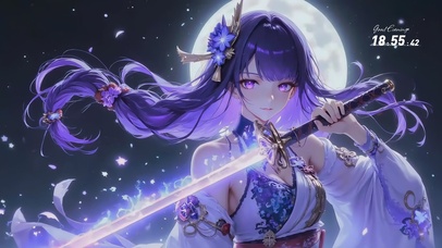 左手持剑雷电将军