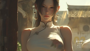 旗袍少女