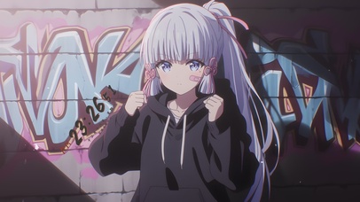 小清新涂鸦萝莉