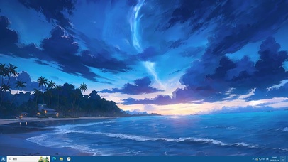 夏日海滩—【主题桌面】