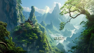 在此山中