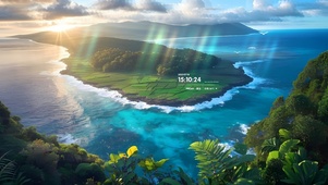  蓝色海湾