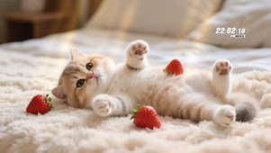 草莓猫咪