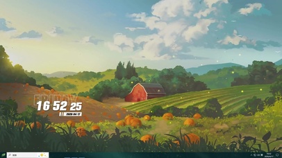 唯美金秋丰收季节桌面主题