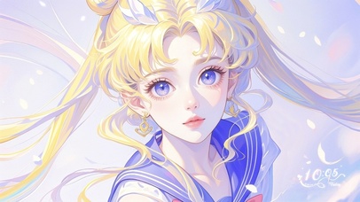 唯美淡彩美少女战士