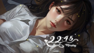 4K黑发美少女