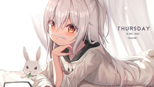 白毛兔兔