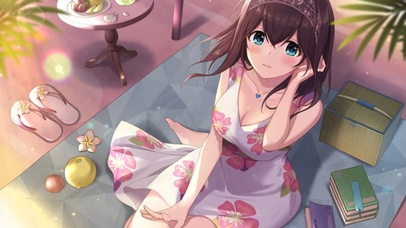 夕阳，沙滩，微风，大海，不及你