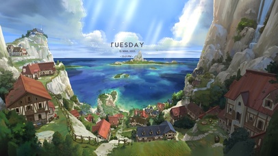 4K唯美海岸小镇