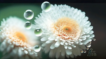 4K清新有氧花露