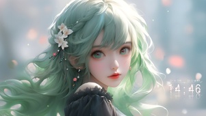 清新花儿少女