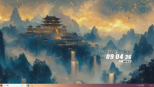 古风山水桌面主题