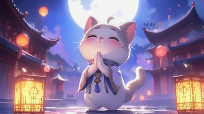虔诚许愿喵