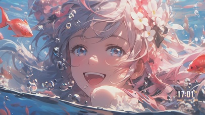 【可爱少女】夏日水中萝莉美女