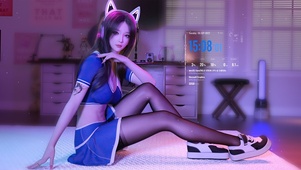 电竞风美女