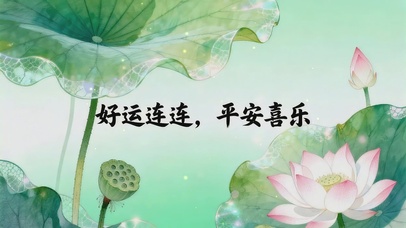 好运连连，平安喜乐
