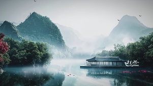 清新古风山水壁纸