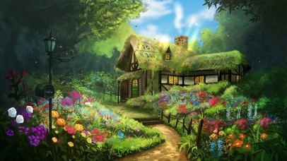 唯美治愈森林房子