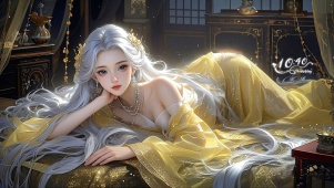 卧房休息的少女