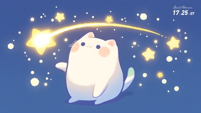 猫咪抓流星