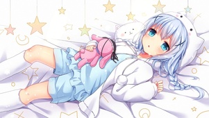 元气白衣少女