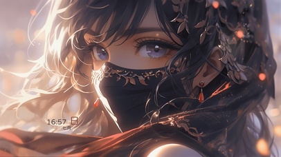 唯美古风冷峻美女